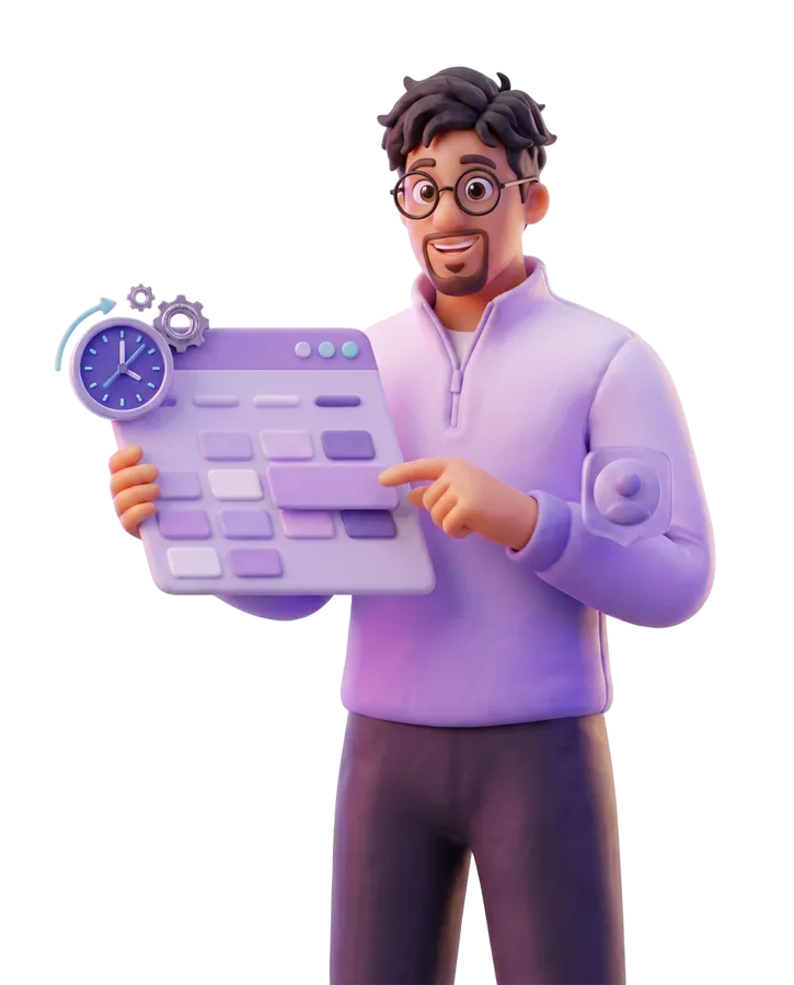 Businessman doing work on working desk