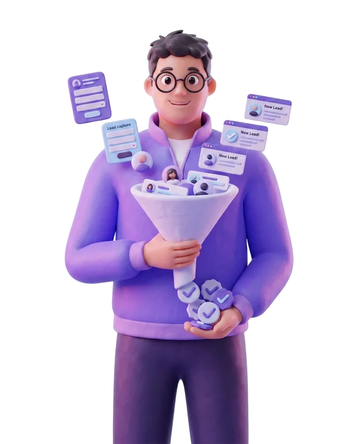 Ad management that feeds the system illustration